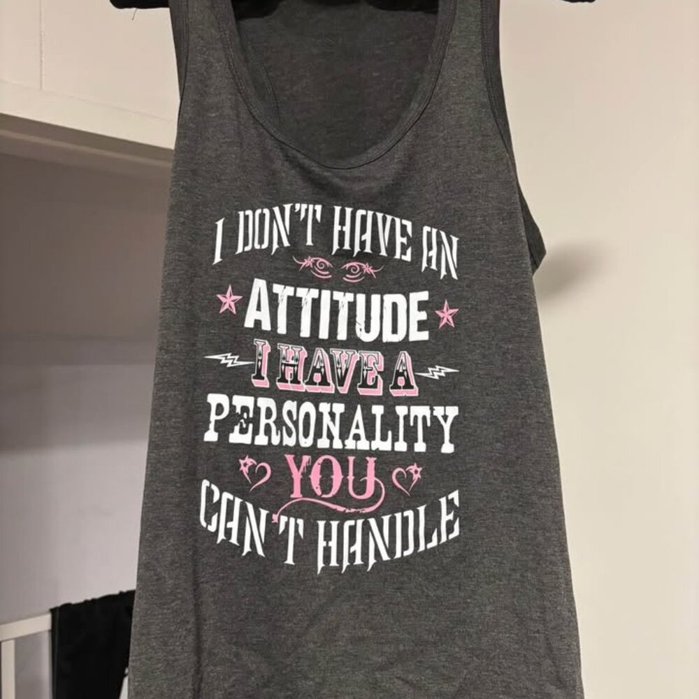ladies tank top medium new